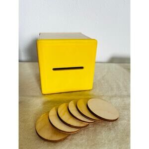 Lovevery Coin Bank and carrot  from The Babbler Kit